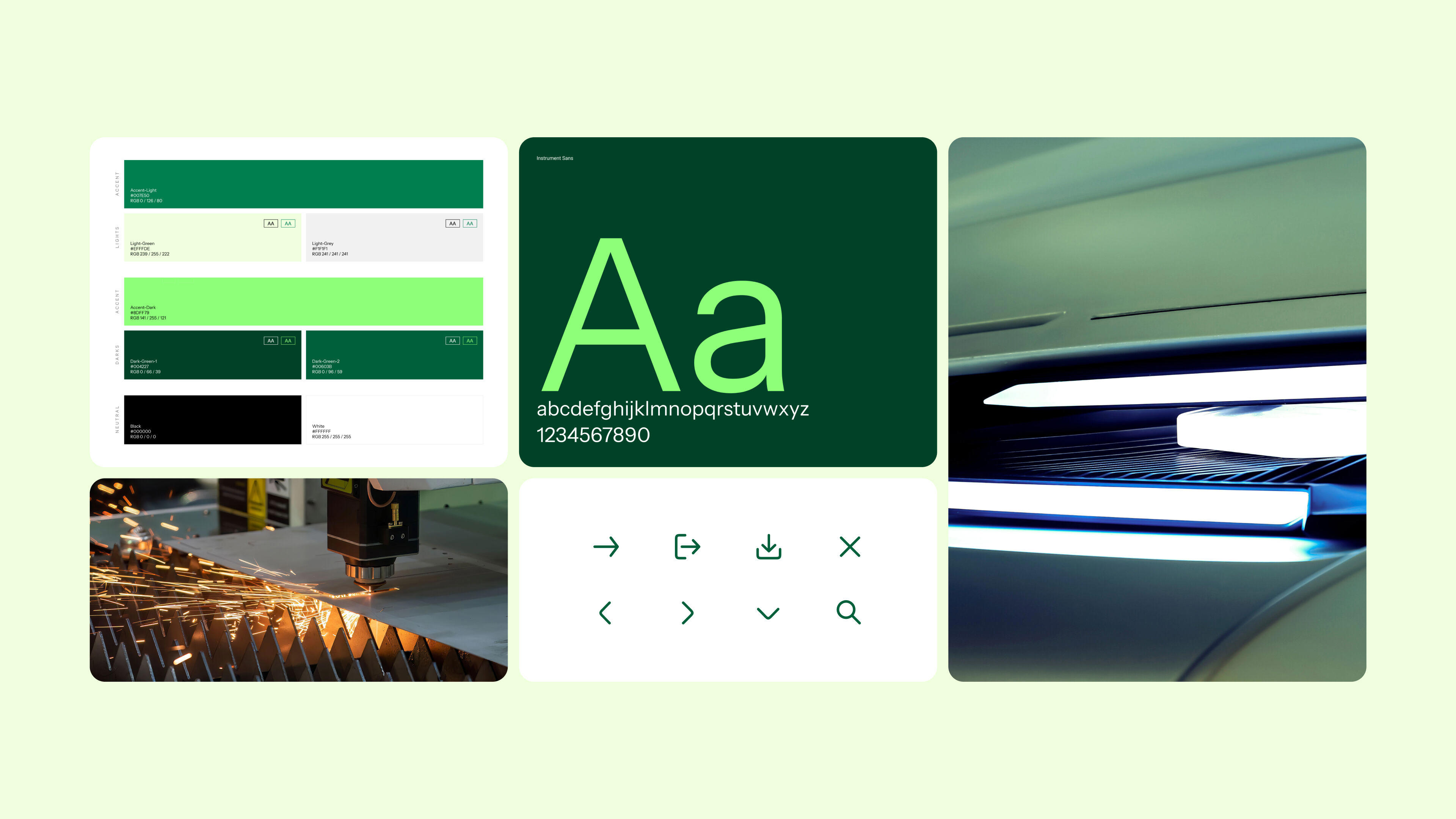 Rosebank website design elements