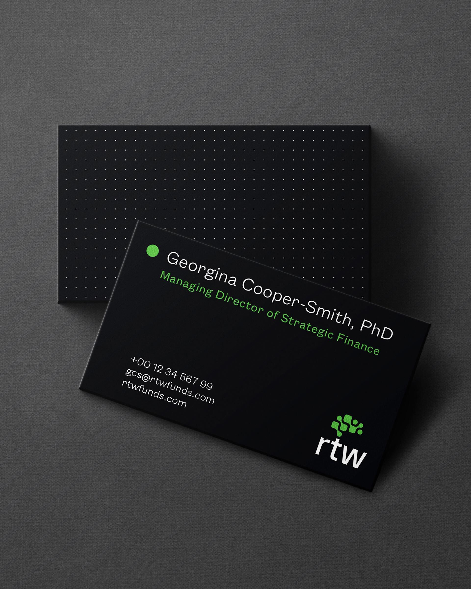 5 Typography Business Cards